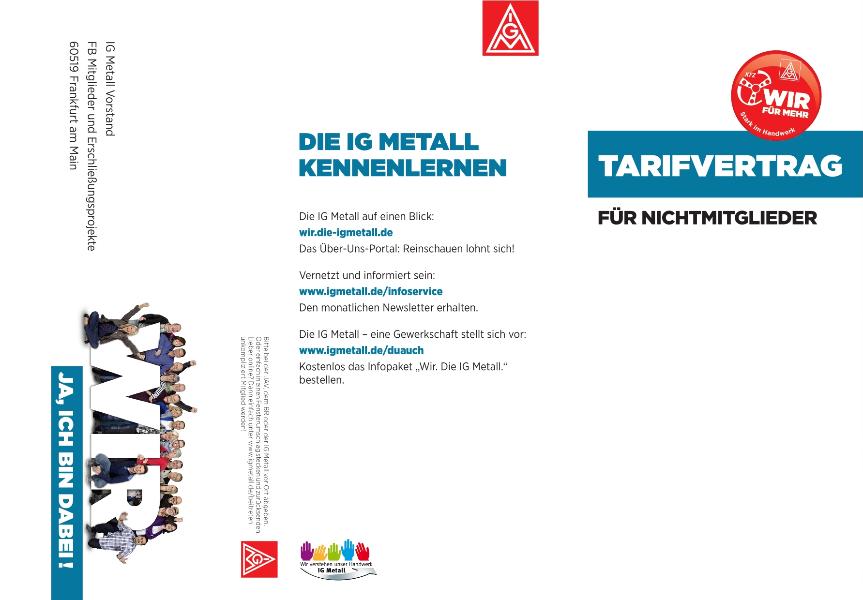 Tarifrunde Kfz 2015: Tarifvertrag für Nichtmitglieder (Kfz) (1=50)
