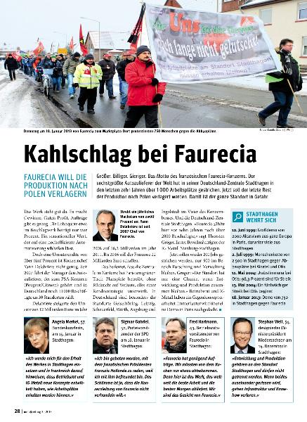 metallzeitung - Regionalseiten Niedersachsen und Sachsen-Anhalt März 2013