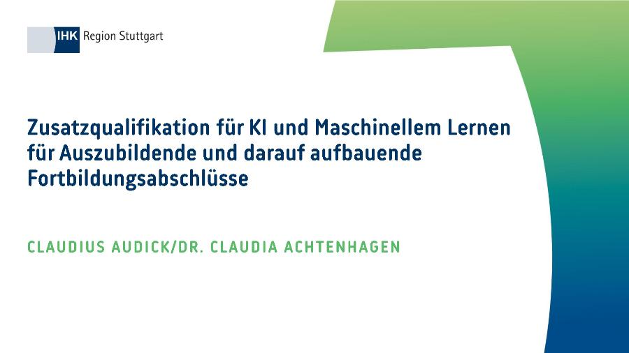 KI-Zusatzqualifikation für Auszubildende