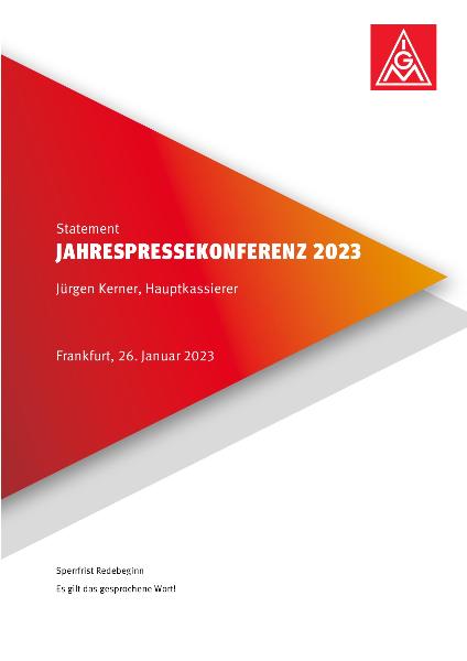 Statement Jürgen Kerner - Jahrespressekonferenz 2023