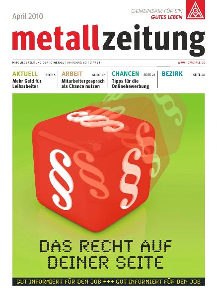metallzeitung - April 2010
