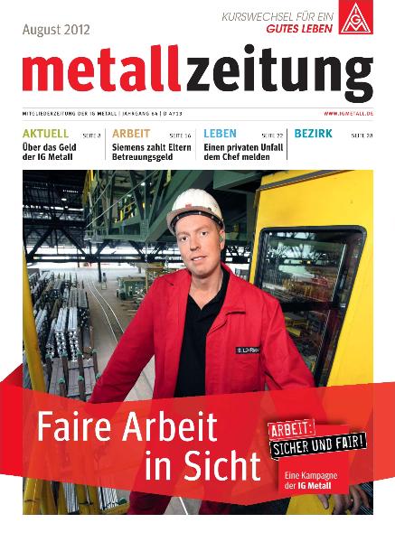 metallzeitung August 2012