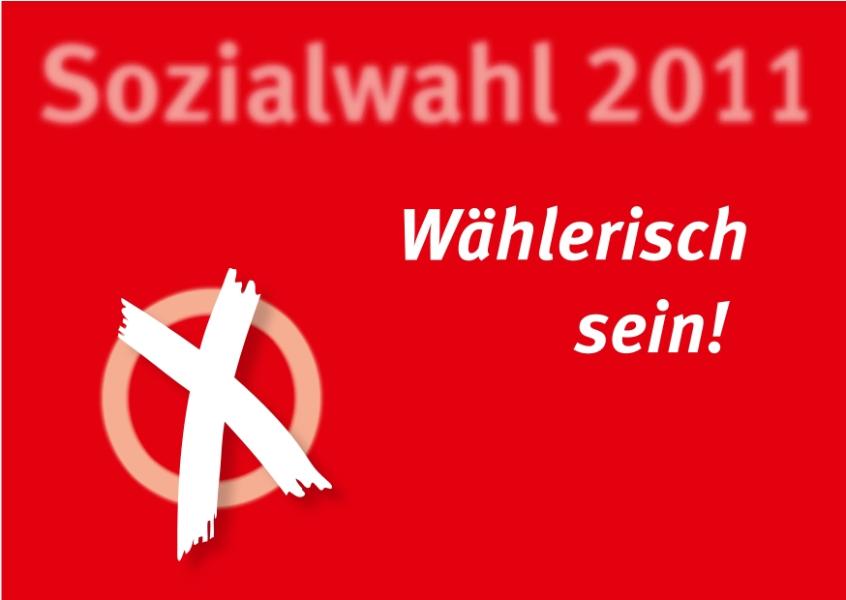 Postkarte: Wählerisch sein!