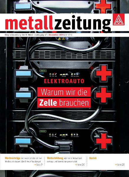 metallzeitung Dezember 2015