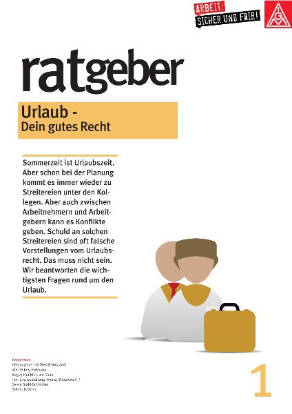 Ratgeber Urlaub - Dein gutes Recht