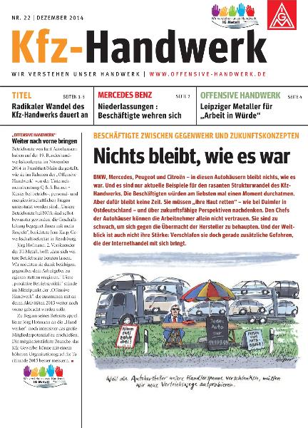 Kfz-Handwerk Nr. 22 / Dezember 2014