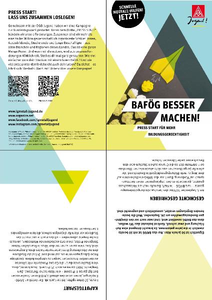 Bafög besser machen! PRESS START für mehr Bildungsgerechtigkeit