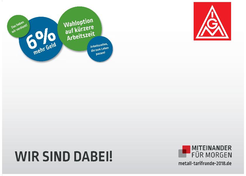 Forderungsplakat zum Unterschreiben
