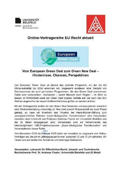 Online-Vortragsreihe 