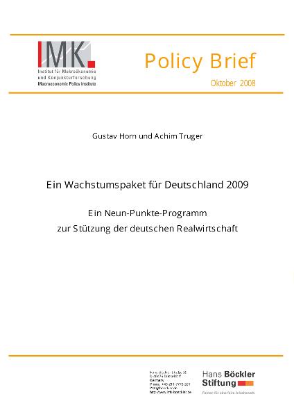 Makrokonferenz Neunpunkteprogramm