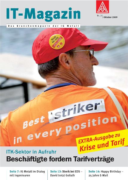 IT-Magazin Nr. 3 - Beschäftigte fordern Tarifverträge (September 2009)
