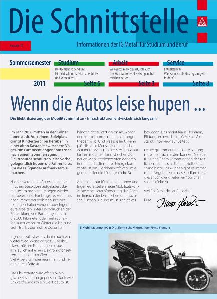 Die Schnittstelle - Informationen der IG Metall für Studium und Beruf, Nr. 10