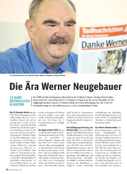 metallzeitung - Regionalseiten Bayern August 2010