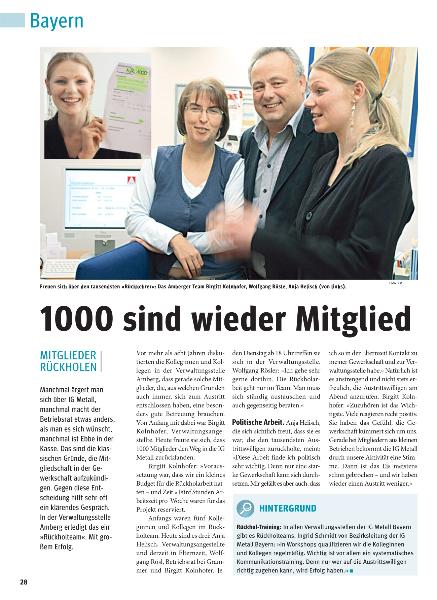 metallzeitung - Regionalseiten Bayern Dezember 2009