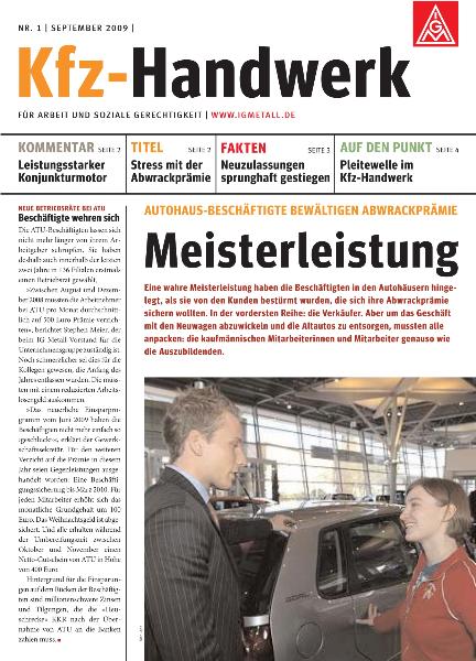 Kfz-Handwerk Nr. 1 / September 2009