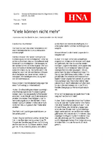 Viele können nicht mehr