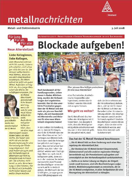 Blockade aufgeben! Arbeitgeber führen Verhandlungen in die Sackgasse, metallnachrichten Küste