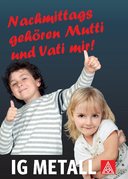 Plakat - Nachmittags gehören Mutti und Vati mir