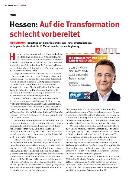 metall - Regionalseiten Mitte 9/10 2023