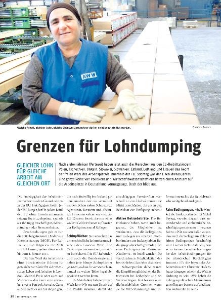 metallzeitung - Regionalseiten Bayern Juli 2011