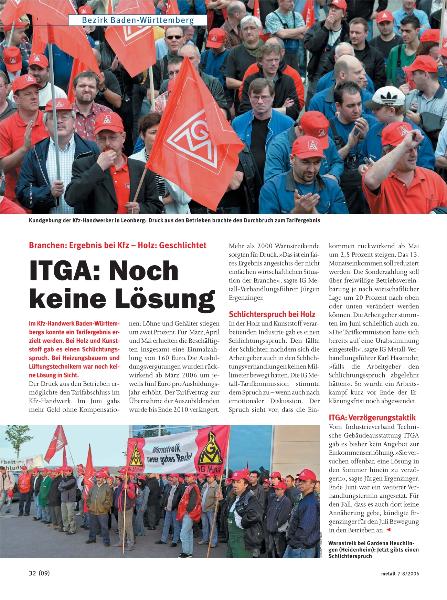 metall-Regionalseiten Baden-Württemberg Juli/August 2006