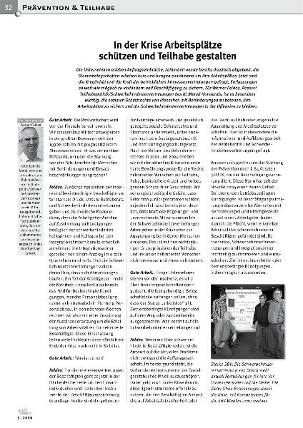 In der Krise Arbeitsplätze und Teilhabe schützen, Gute Arbeit 5/2009