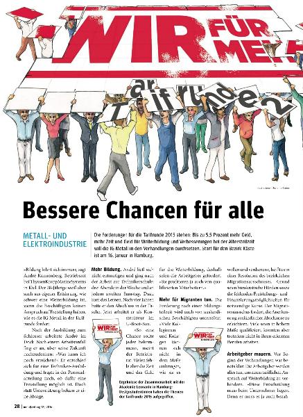 metallzeitung - Regionalseiten Küste Dezember 2014