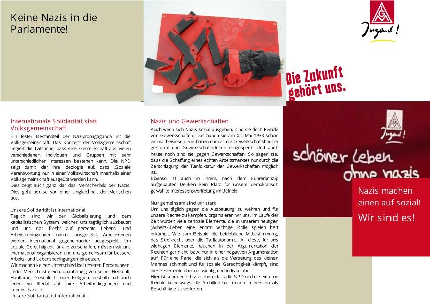 Nazis machen auf Sozial. Wir sind es