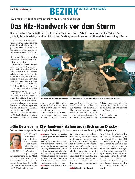 metall - Regionalseiten Baden-Württemberg Januar 2008
