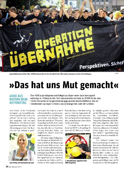 metallzeitung - Regionalseiten Bayern November 2011
