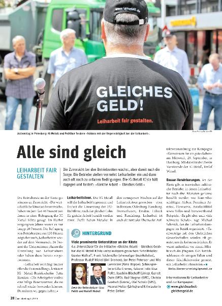 metallzeitung - Regionalseiten Küste August 2010