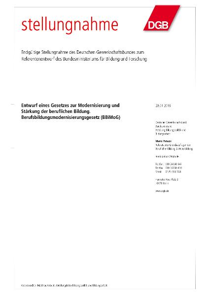TOP 2 Entgültige Stellungnahme