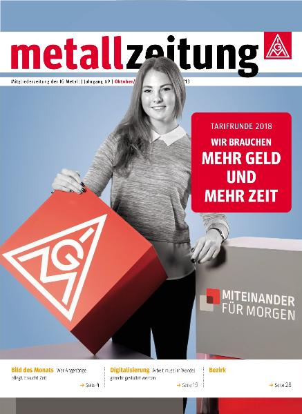 metallzeitung Oktober November 2017