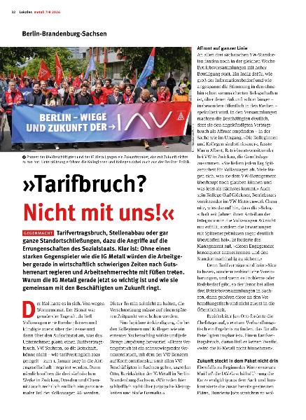 metall - Regionalseiten Berlin-Brandenburg-Sachsen Juli/August 2026