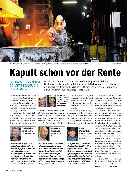 metallzeitung - Regionalseiten Niedersachsen und Sachsen-Anhalt