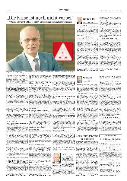 ''Die Krise ist noch nicht vorbei''