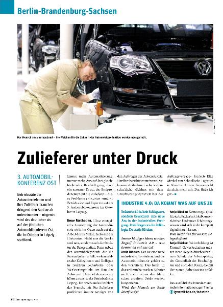 metallzeitung - Regionalseiten Berlin-Brandenburg-Sachsen November 2014