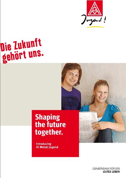 Shaping the future together. Englischsprachige Broschüre. Ressort Jugend