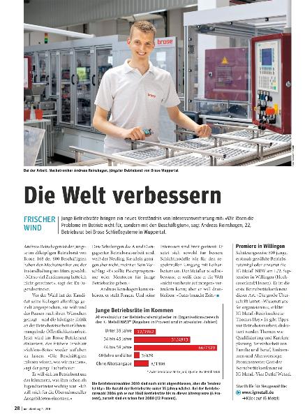 metallzeitung - Regionalseiten Nordrhein-Westfalen Juli 2010