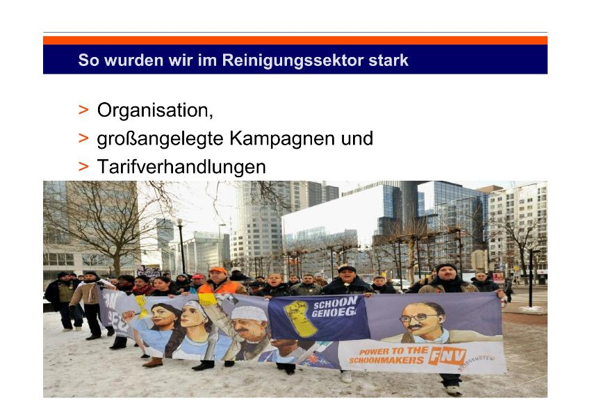 Gastbeitrag: Niederländische Gewerkschaft FNV Bondgenoten