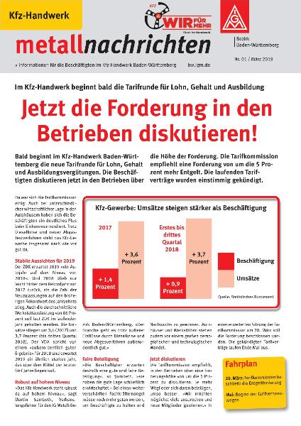 Jetzt die Forderung in den Betrieben diskutieren!