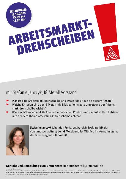 BranchenTalk mit Stefanie Janczyk: Arbeitsmarktdrehscheiben