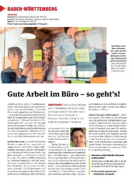 metallzeitung - Regionalseiten Baden-Württemberg November 2019