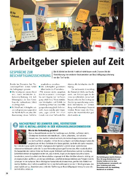 metallzeitung - Regionalseiten Frankfurt Februar 2010