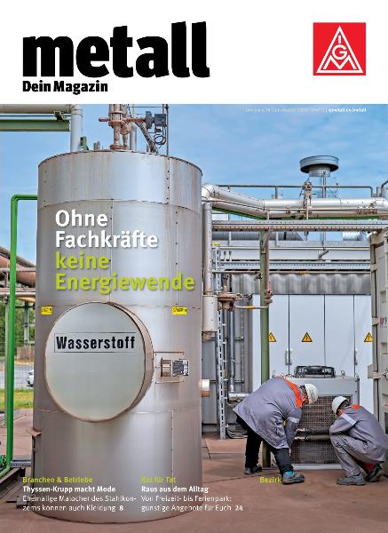 metall. Dein Magazin, Juli/August 2022