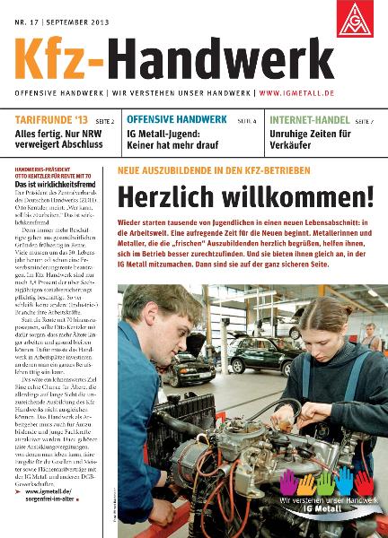 Kfz-Handwerk Nr. 17 / September 2013