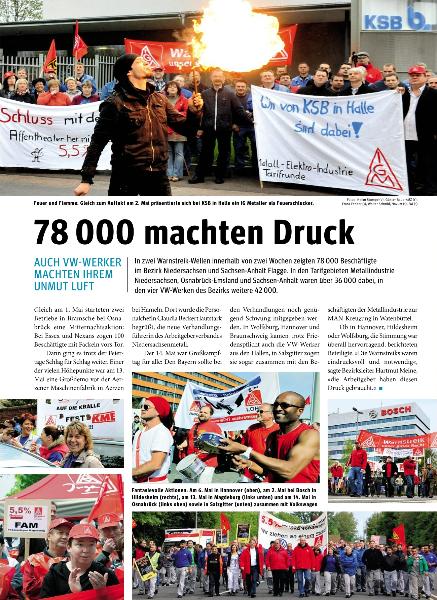 metallzeitung - Regionalseiten Niedersachsen und Sachsen-Anhalt Juni 2013