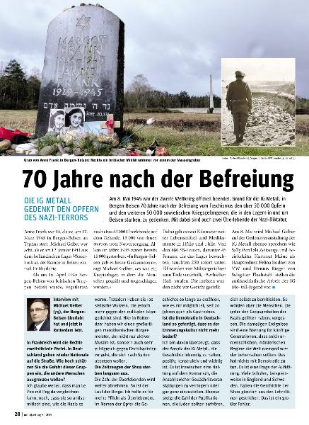 metallzeitung - Regionalseiten Niedersachsen-Sachsen-Anhalt, Mai 2015