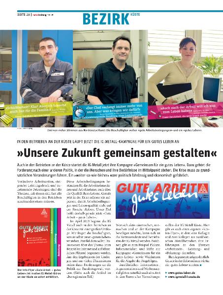 metallzeitung - Regionalseiten Küste April 2009