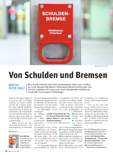metallzeitung - Regionalseiten Frankfurt Juni 2010